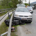 MOPED VON PKW ERFASST